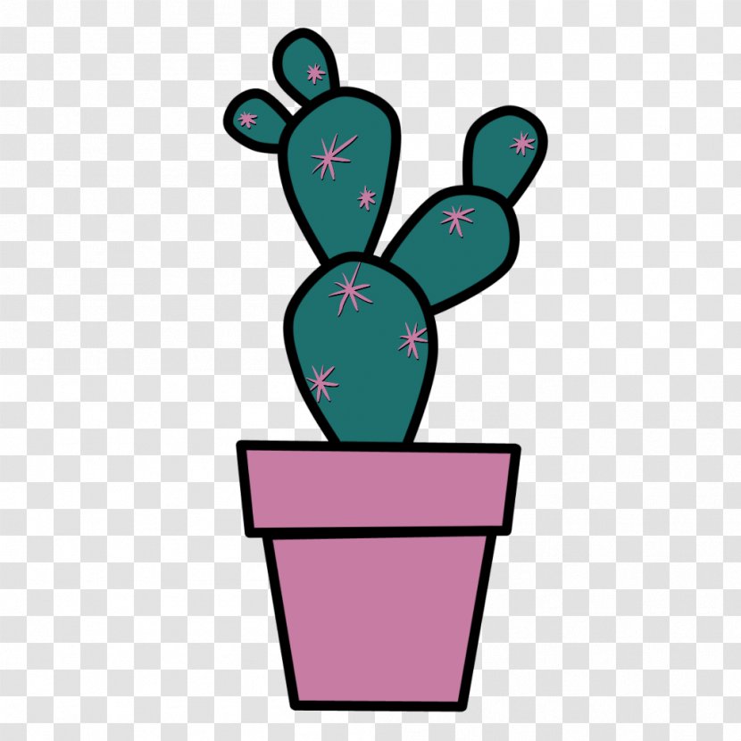 Cactus - Flowerpot - Succulent Plant Transparent PNG