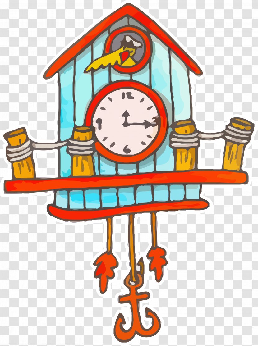 Clip Art Crazy Cuckoo Clock Openclipart Free Content - Common Transparent PNG