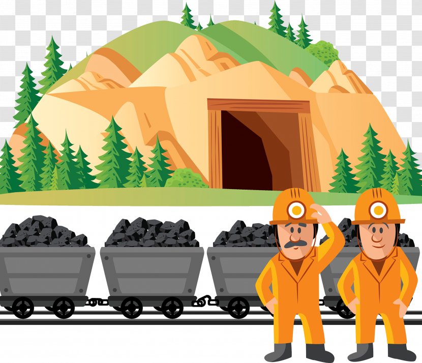 Coal Mining Mine - Illustration Transparent PNG