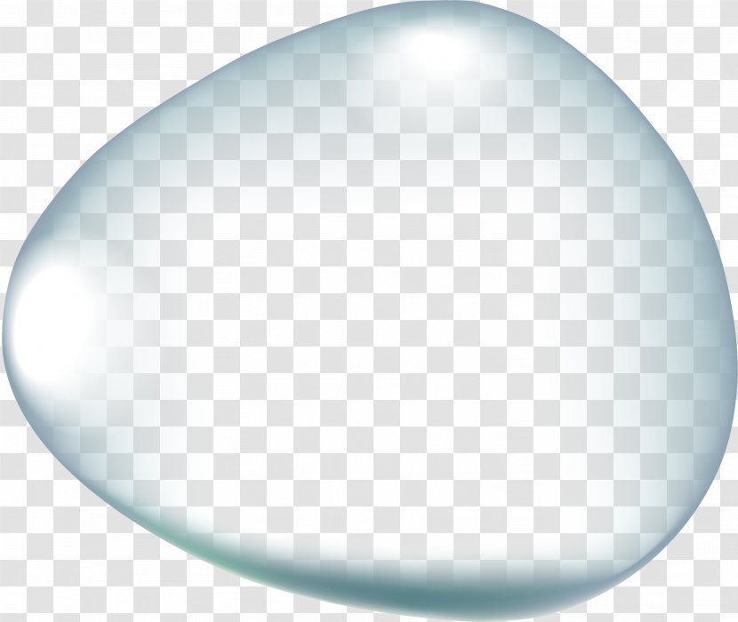 Blue Drop Download - Water - Simple Droplets Transparent PNG