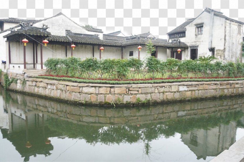 China - Water - Riverview Town FIG. Transparent PNG