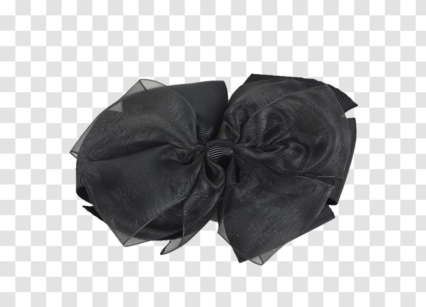 Black Ribbon Organza Satin Blackboard Transparent PNG