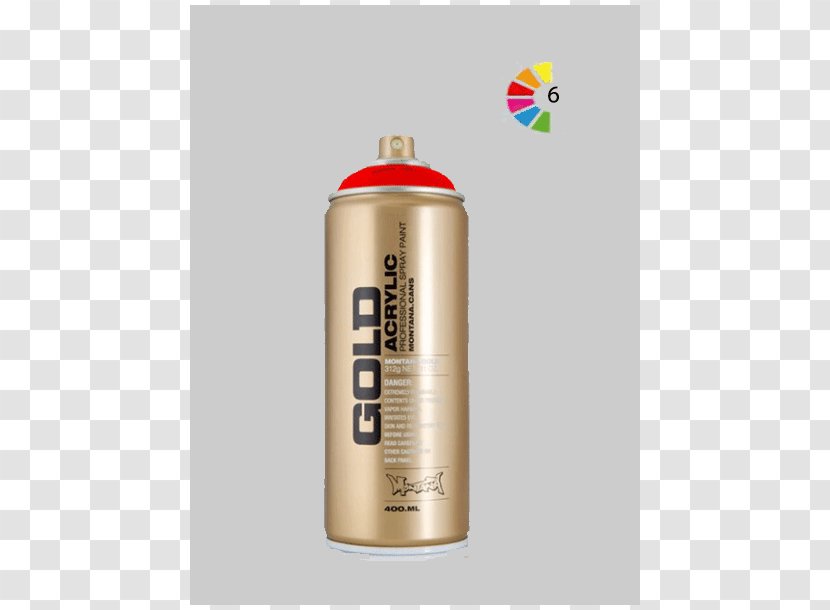 Aerosol Spray Paint Gold - Metallic Color Transparent PNG
