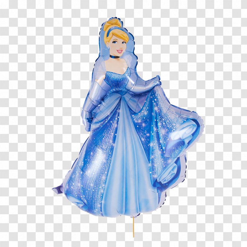 Princess Aurora Balloon Disney Cinderella Birthday - Glass Slipper On Pillow Transparent PNG