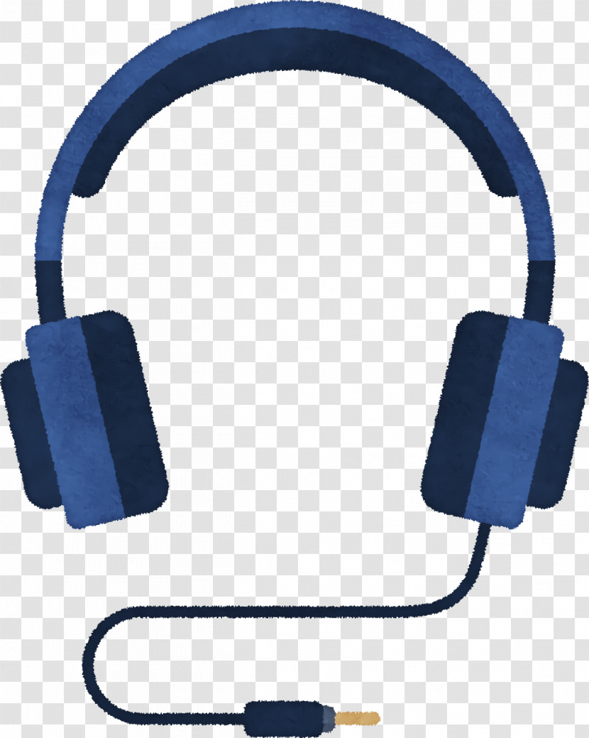 Headphones Headset Audio Equipment Electric Blue Computer Hardware Transparent PNG