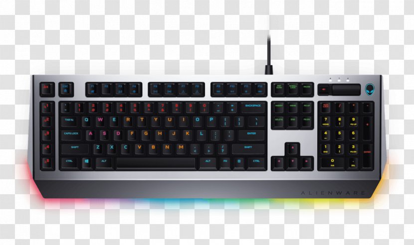 Computer Keyboard Dell Mouse Alienware Pro Gaming AW768 Transparent PNG