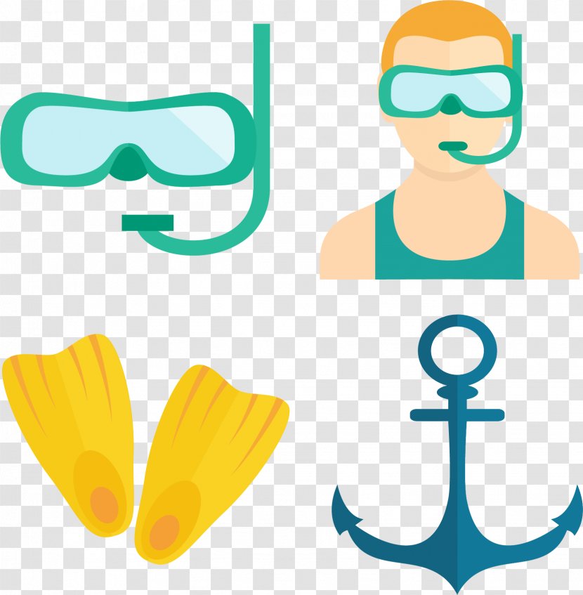 Underwater Diving Free-diving Mask Clip Art - Vision Care - Professional Athlete Transparent PNG