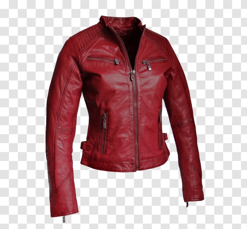 Leather Jacket Clothing Coat - Faux With Hood Women Transparent PNG