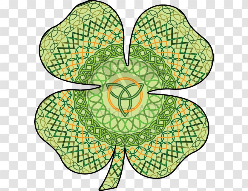 Four-leaf Clover Celts Shamrock Celtic Art - Flowering Plant Transparent PNG
