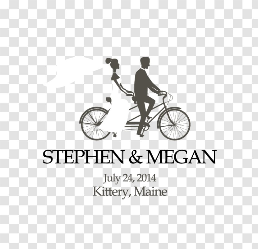 Wedding Invitation Cycling Bicycle - Bike Transparent PNG