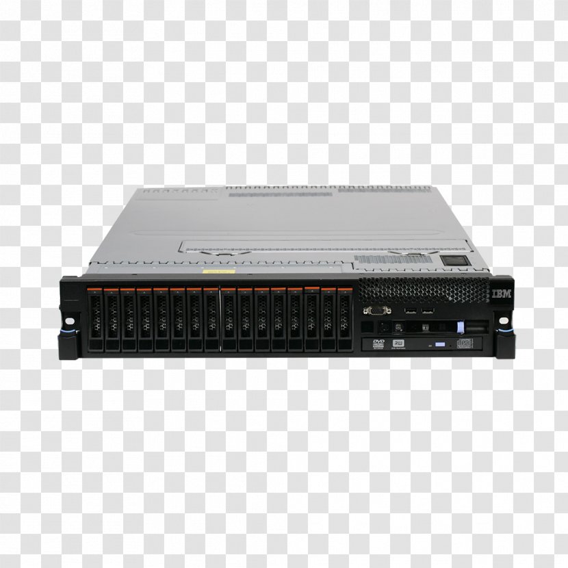 Disk Array Computer Servers Xeon IBM Central Processing Unit - Electronic Device - Backplane Transparent PNG