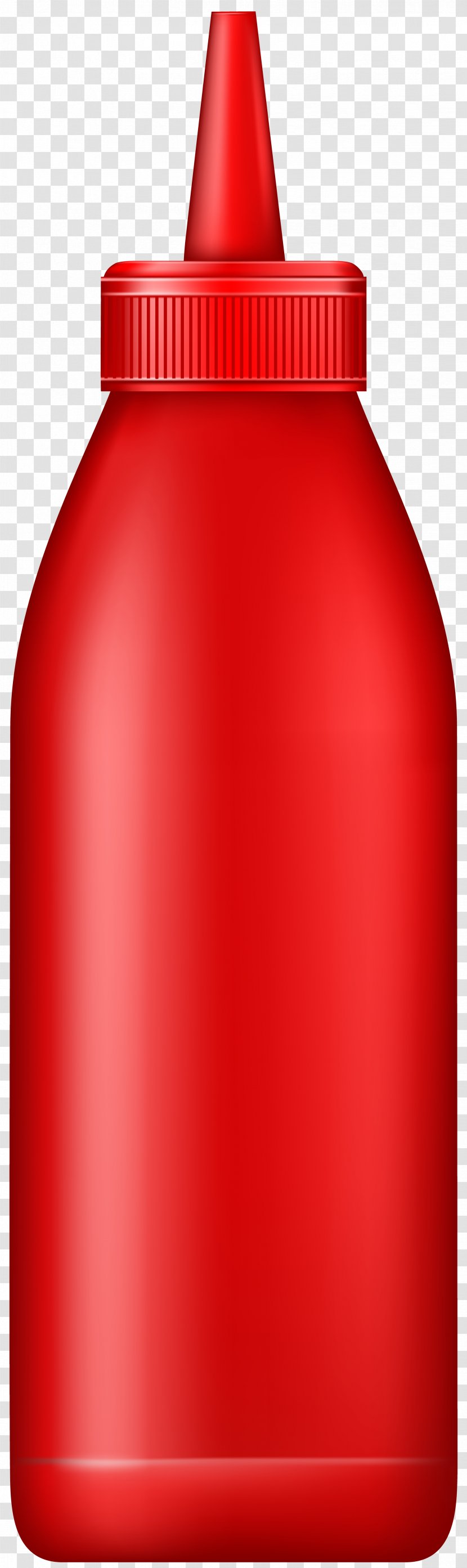 Water Bottles Product Design Ketchup - Red Transparent PNG