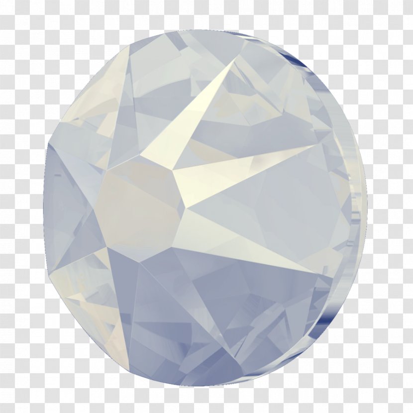 Imitation Gemstones & Rhinestones Crystal Swarovski AG Opal White - Hotfix - Glass Table Top View Transparent PNG