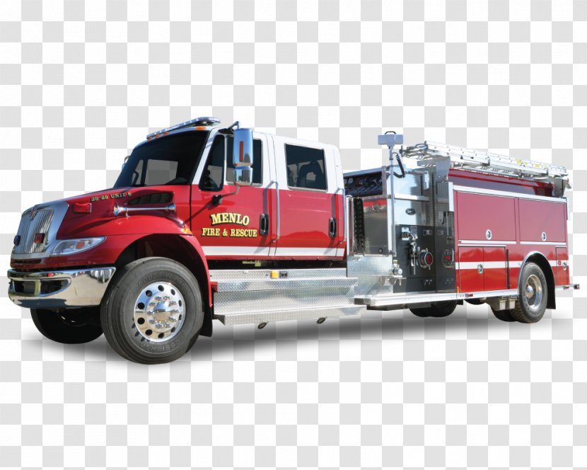 Fire Engine Department Car Keyword Tool - Freight Transport Transparent PNG