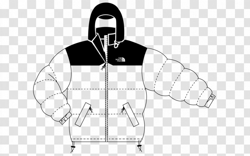 Nuptse Outerwear Jacket The North Face Brand - Joint Transparent PNG
