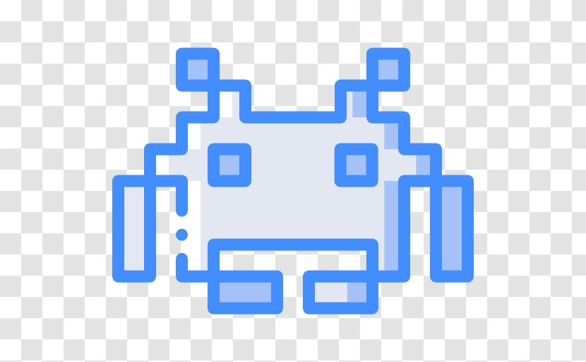 Space Invaders Extreme Video Game - Blue Transparent PNG