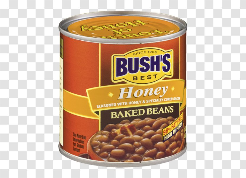 Baked Beans Vegetarian Cuisine Bush Brothers And Company Flavor Food - Honey Transparent PNG