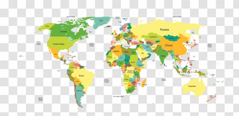 World Map Vector Transparent PNG