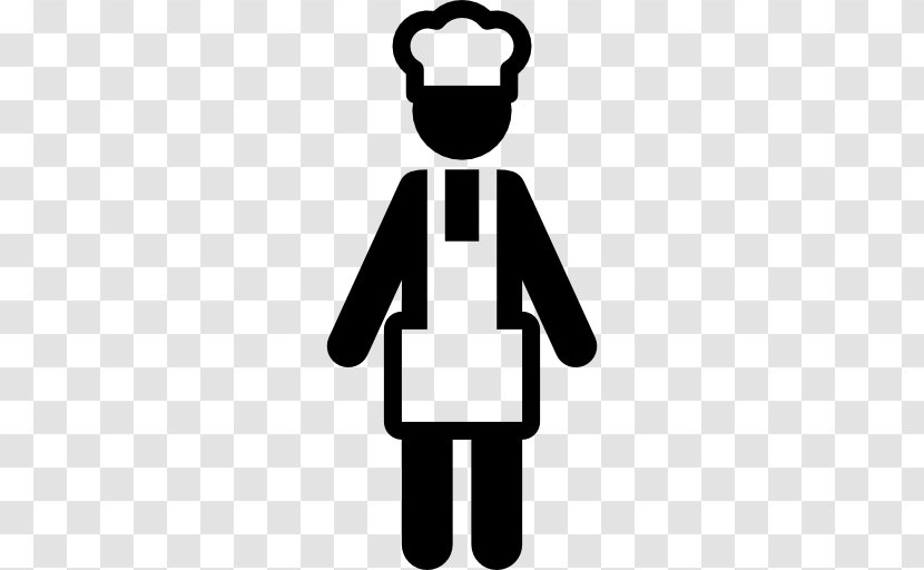 Download Cook - Black And White - Profession Icon Transparent PNG