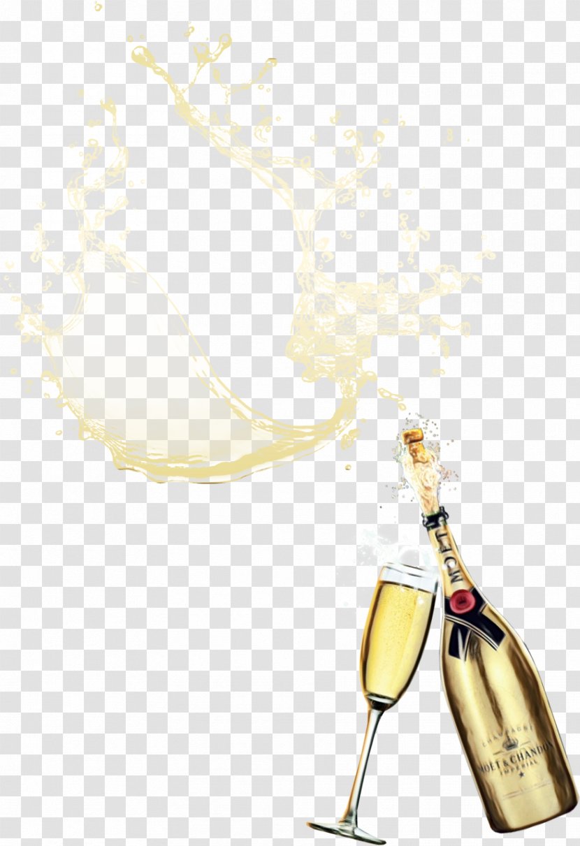 Champagne Bottle - Lambrusco - Stemware Drink Transparent PNG
