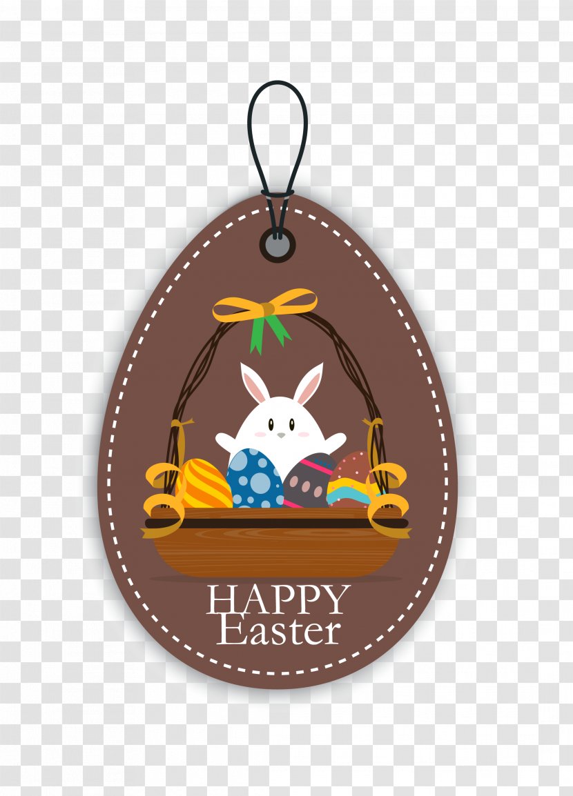 Easter Bunny Egg Rabbit - Tag Transparent PNG