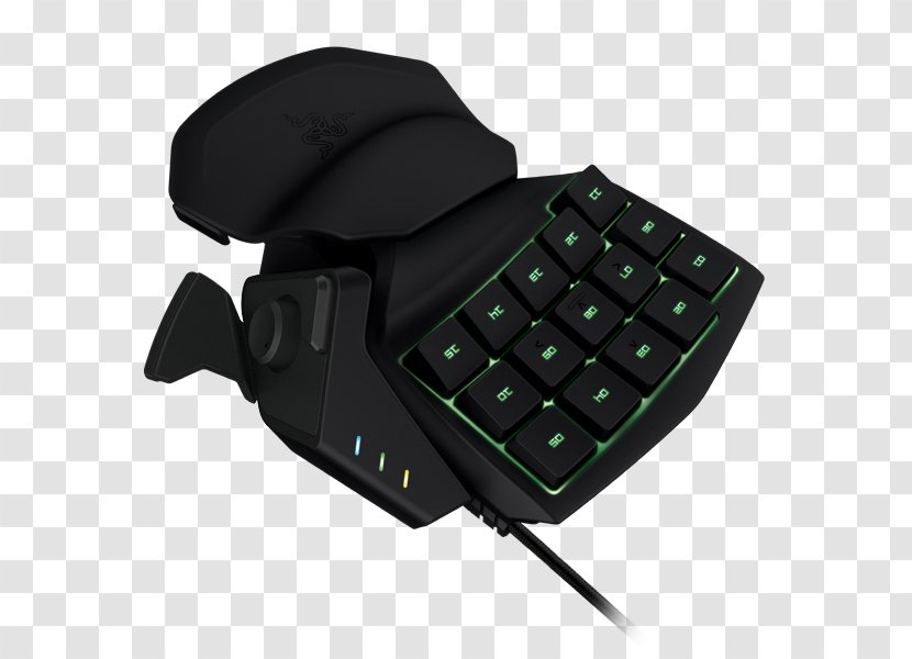 Computer Keyboard Razer Tartarus Chroma Gaming Keypad Inc. Expert - Macro Transparent PNG