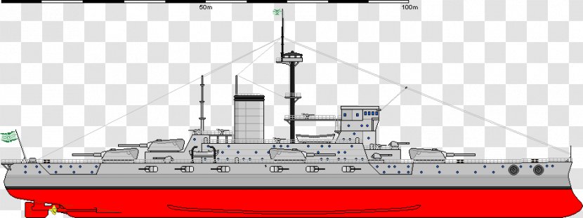 Heavy Cruiser Guided Missile Destroyer Dreadnought Protected E-boat - Water Transportation - Gunboat Transparent PNG