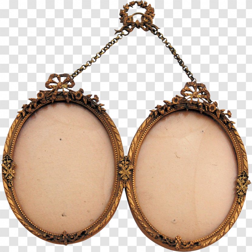 Picture Frames Oval Charms & Pendants Antique Jewellery - Ribbon Transparent PNG