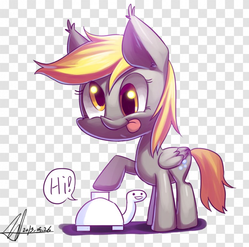 Pony Derpy Hooves Rainbow Dash Horse Drawing - Silhouette Transparent PNG
