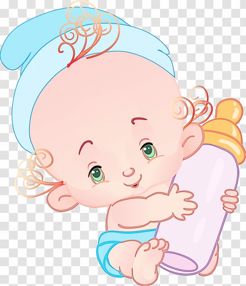 Cartoon Baby - Toddler - Ear Transparent PNG