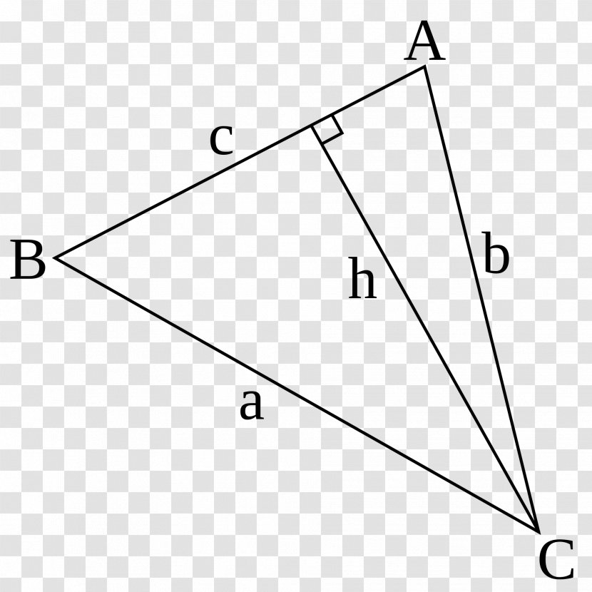 Triangle Law Of Sines Trigonometry - Right Transparent PNG