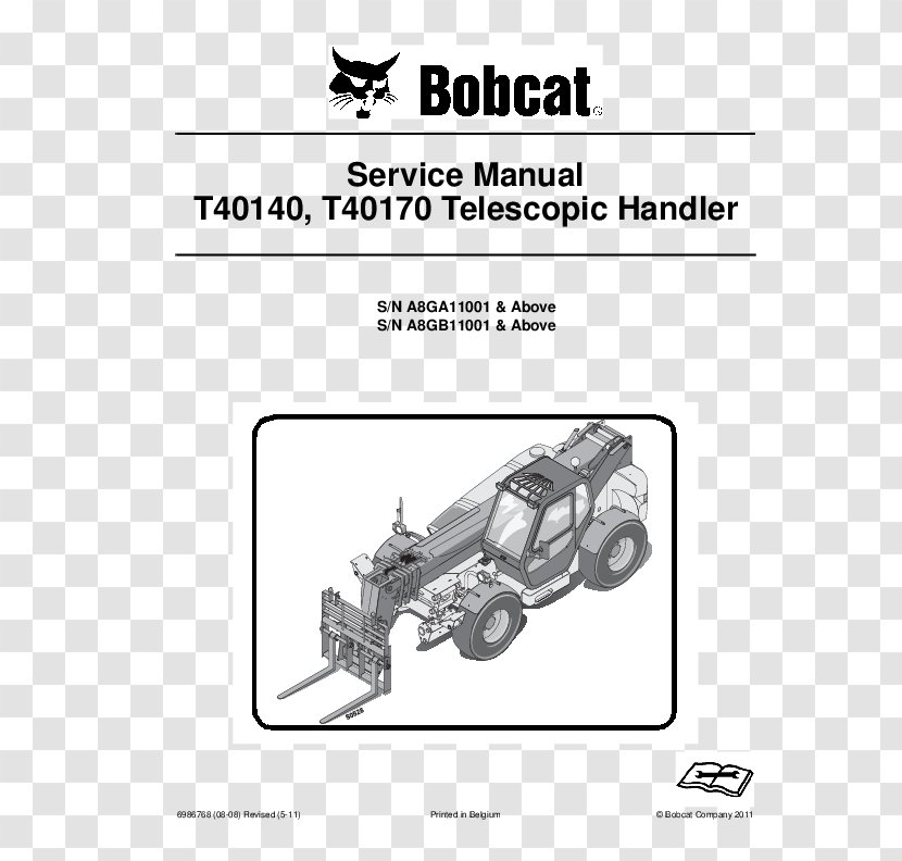 Machine Motor Vehicle Car Bobcat Company Engineering - Workshop - Telescopic Handler Transparent PNG