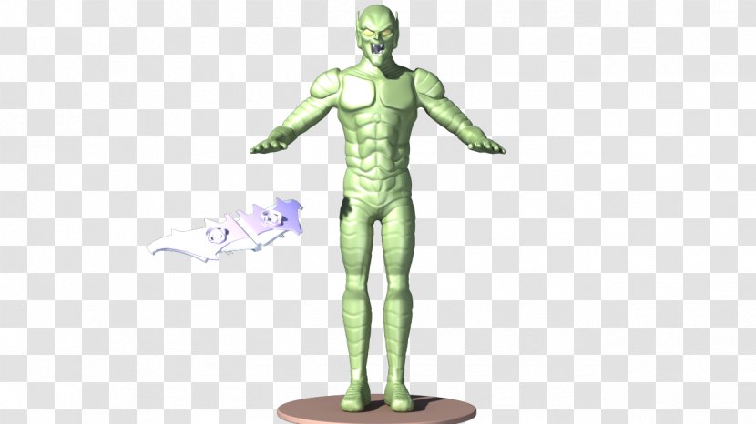 Homo Sapiens Muscle Figurine - Cartoon - Green Goblin Transparent PNG