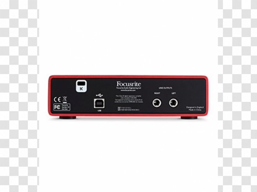 Focusrite Scarlett 2i2 2nd Gen Solo 6i6 Recording Studio - Watercolor - Amplifier Bass Volume Transparent PNG