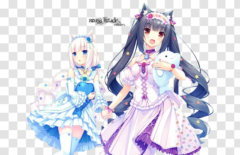 NEKOPARA Vol. 1 Chocolate Vanilla Cat - Cartoon Transparent PNG