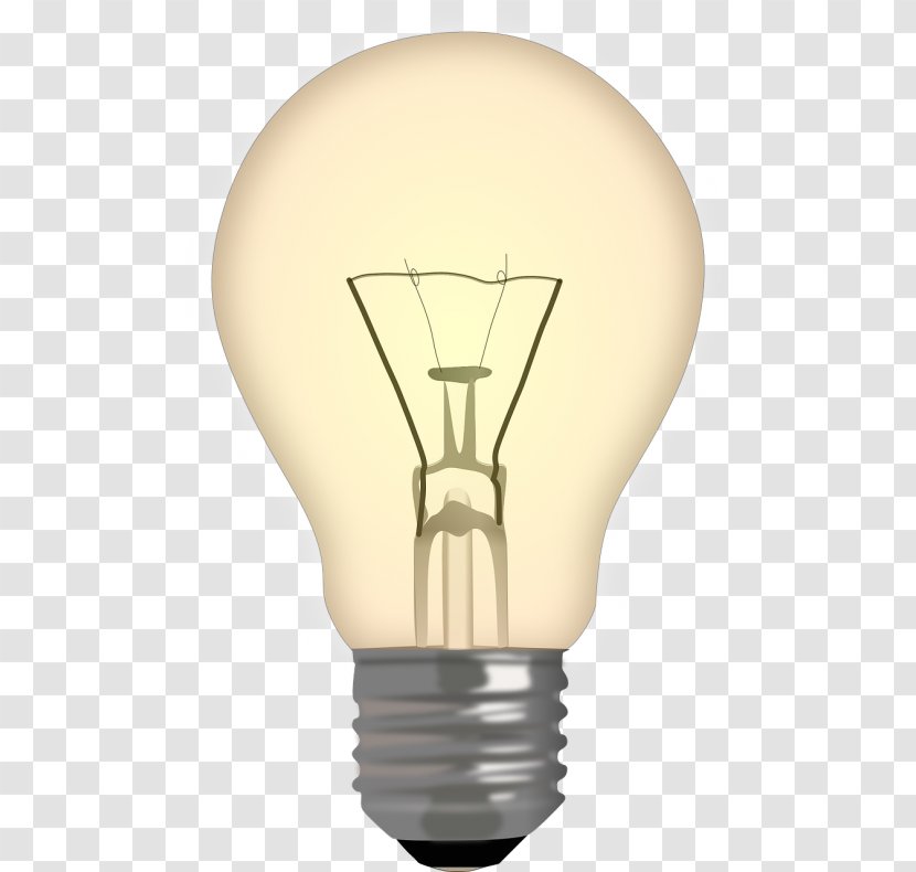 Incandescent Light Bulb Clip Art LED Lamp Transparent PNG