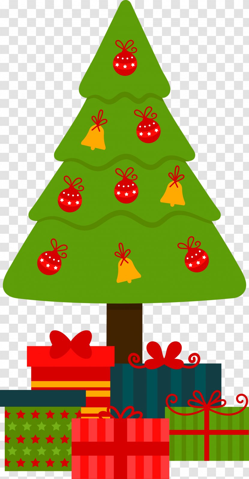 Christmas Love Couple - Vecteur - Tree Transparent PNG