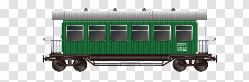 Train Rail Transport Passenger Car Steam Locomotive - Freight Transparent PNG