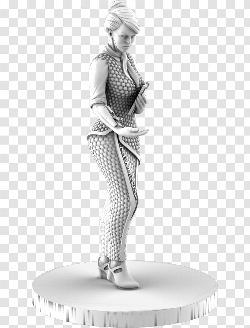 Kingdom Death: Monster Kickstarter Board Game Figurine - Black And White - Death Transparent PNG