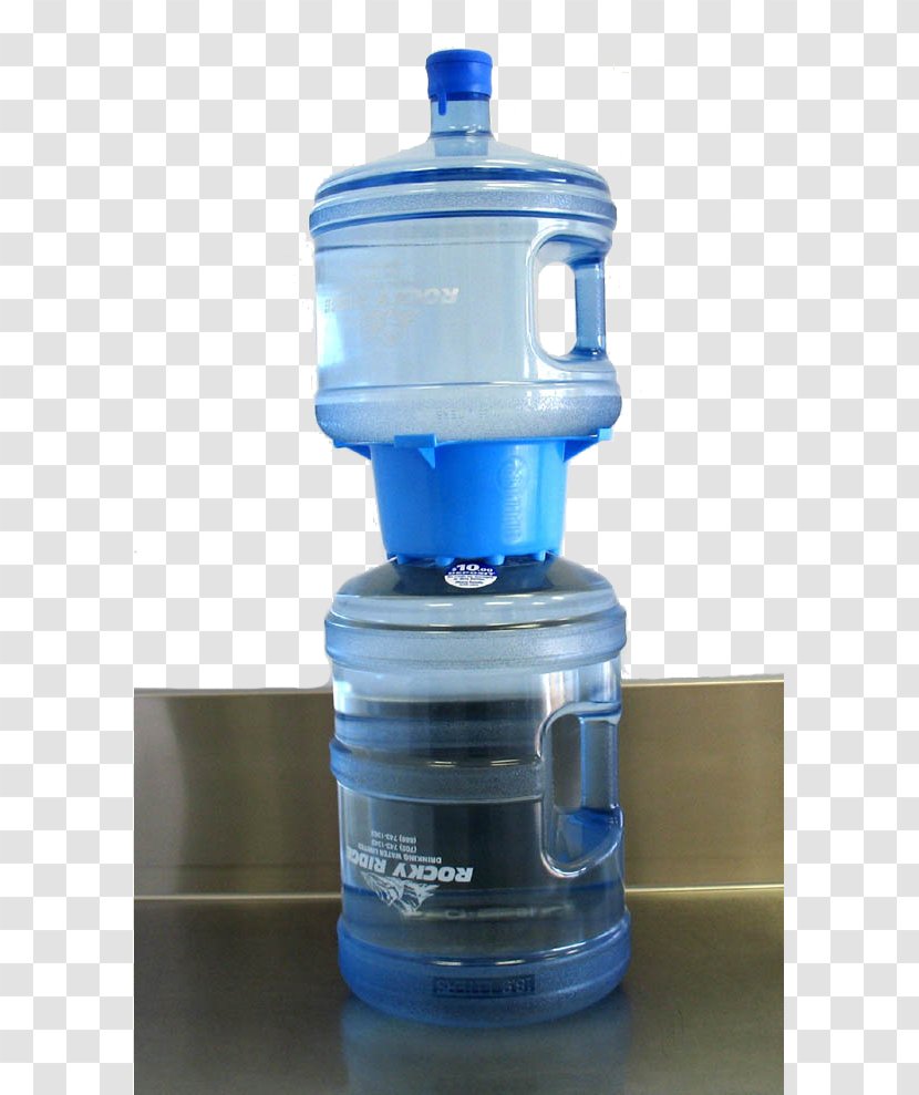 Plastic Bottle Mineral Water Bottled - Cobalt Blue Transparent PNG