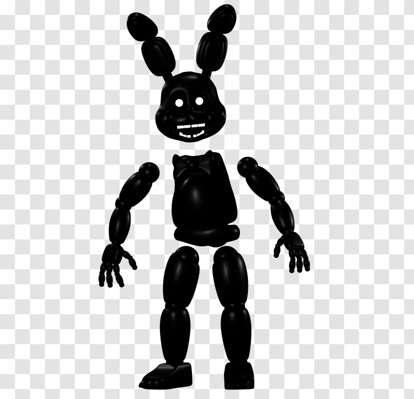 The Black Rabbit Five Nights At Freddy's 2 Wikia Image - And White Transparent PNG
