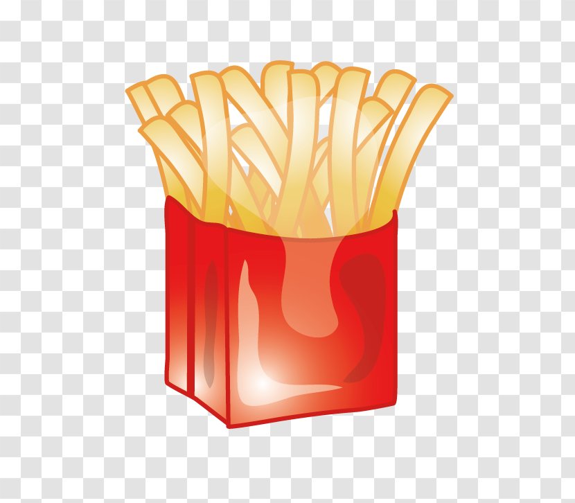 French Fries Hamburger Fast Food Junk - Eating - Vector Transparent PNG