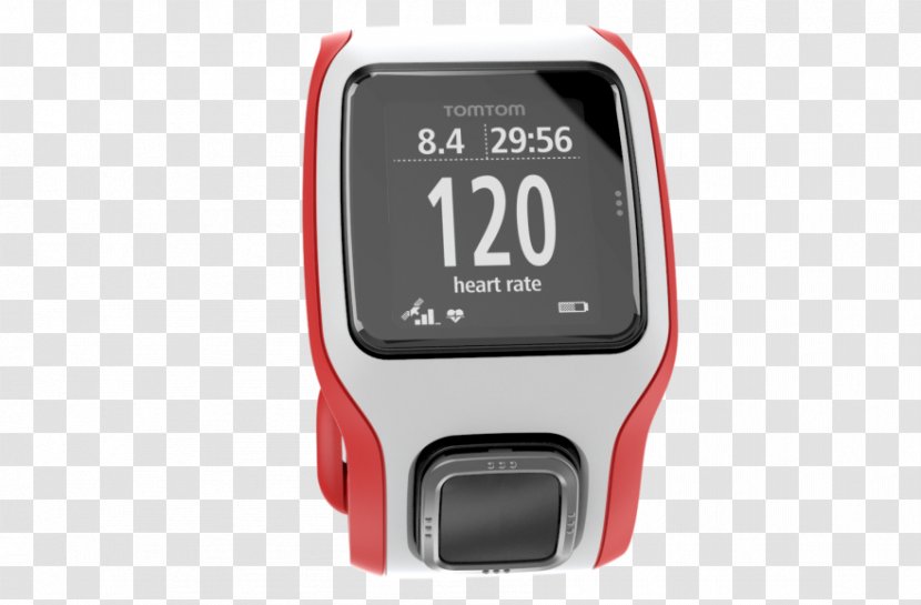 Bicycle Computers Watch Heart Rate Monitor TomTom Runner Cardio - Electronic Device Transparent PNG