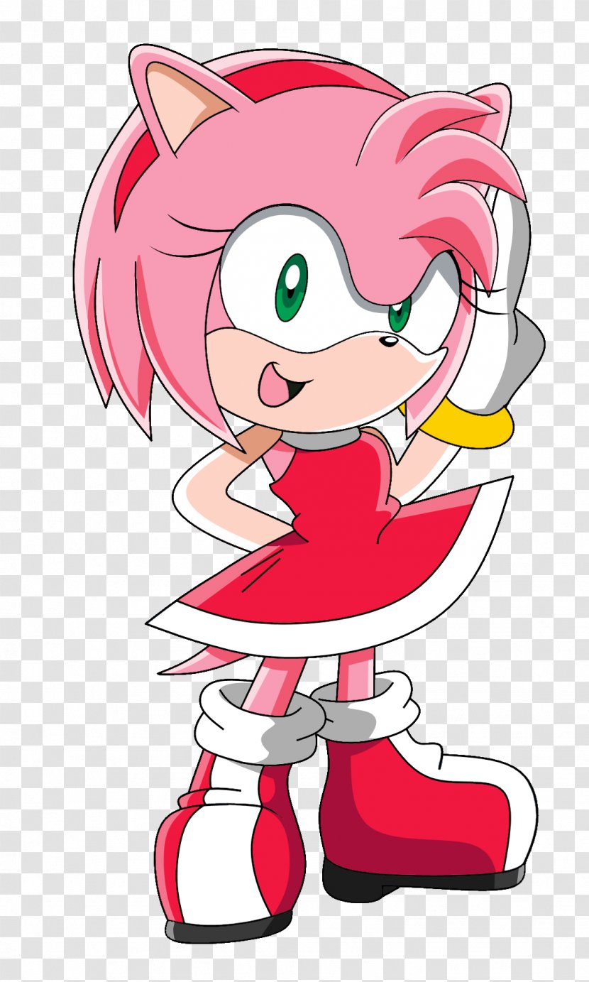 Amy Rose Sonic The Hedgehog Rouge Bat Mania Sega - Heart - Inflation Transparent PNG