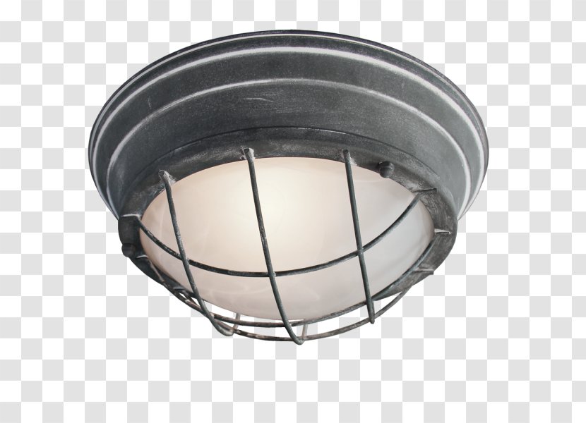 Plafonnière Industry Lamp Light Fixture Concrete - Industrial Society Transparent PNG