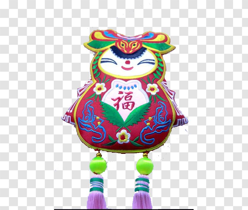 Sachet Red - Art - China Doll Pull Material Free Transparent PNG
