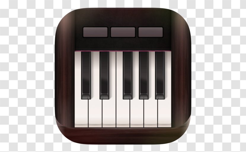 Digital Piano Electric Player Musical Keyboard Electronic Instruments - Silhouette Transparent PNG