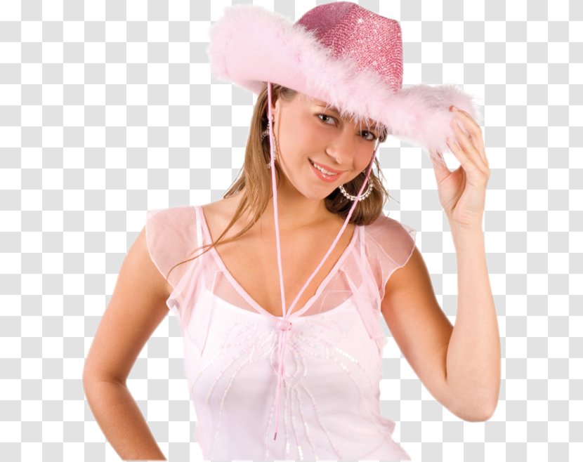 Hat Clothing Accessories Woman Pink - Feather Boa - Tube Transparent PNG