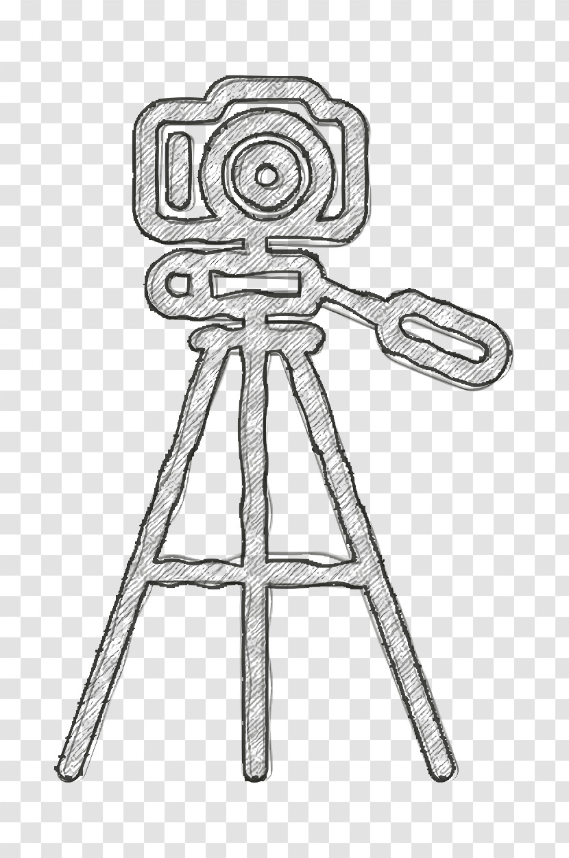 Tripod With Camera Icon Photograph Icon Photography Skills Icon Transparent PNG