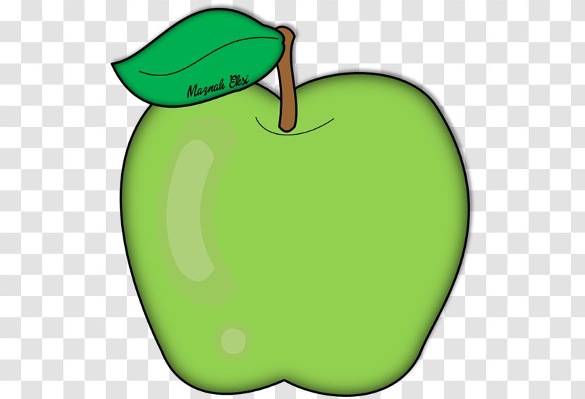 Drawing Cartoon Auglis Clip Art - Green Apple Slice Transparent PNG
